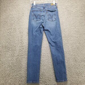 Levis Jeans Womens 4 Blue 512 Perfectly Slimming Skinny Stretch Denim *Read*